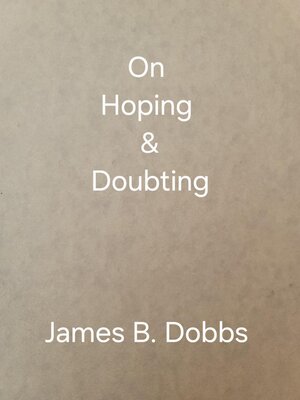 cover image of On Hoping & Doubting